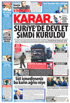 KARAR 31 Ocak 2026 gazete manşeti