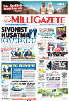 MİLLİ GAZETE 31 Ocak 2026 gazete manşeti
