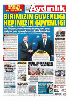 AYDINLIK GAZETESİ 31 Ocak 2026 gazete manşeti
