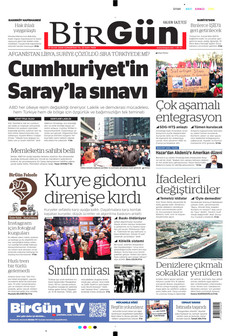 BİRGÜN 31 Ocak 2026 gazete manşeti