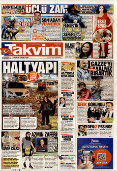 TAKVİM 31 Ocak 2026 gazete manşeti