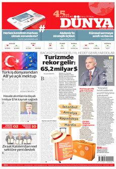 DÜNYA 31 Ocak 2026 gazete manşeti