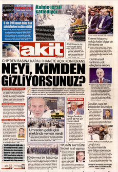 YENİ AKİT 1 Şubat 2026 gazete manşeti