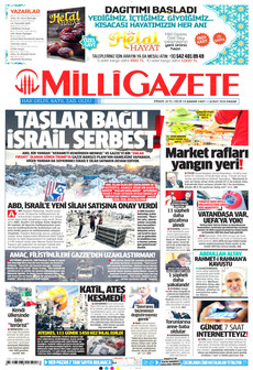 MİLLİ GAZETE 1 Şubat 2026 gazete manşeti