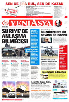 YENİ ASYA 1 Şubat 2026 gazete manşeti