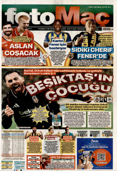 FOTOMAÇ 1 Şubat 2026 gazete manşeti