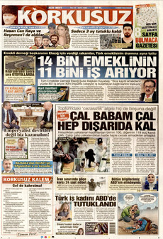 KORKUSUZ 1 Şubat 2026 gazete manşeti