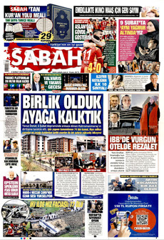 SABAH 2 Şubat 2026 gazete manşeti