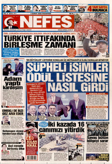 NEFES 2 Şubat 2026 gazete manşeti