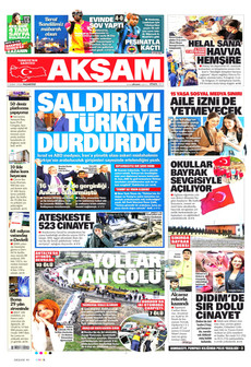 AKŞAM 2 Şubat 2026 gazete manşeti