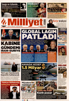 MİLLİYET 2 Şubat 2026 gazete manşeti