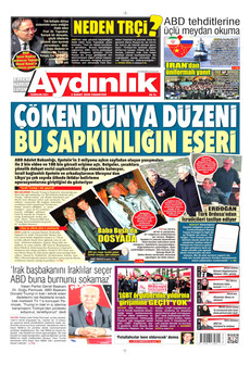 AYDINLIK GAZETESİ 2 Şubat 2026 gazete manşeti