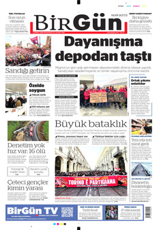 BİRGÜN 2 Şubat 2026 gazete manşeti