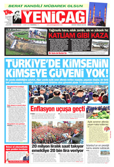 YENİÇAĞ 2 Şubat 2026 gazete manşeti