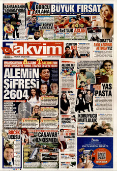 TAKVİM 2 Şubat 2026 gazete manşeti
