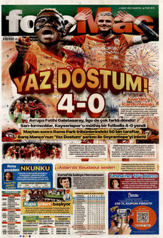 FOTOMAÇ 2 Şubat 2026 gazete manşeti