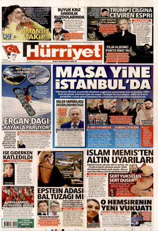 HÜRRİYET 3 Şubat 2026 gazete manşeti