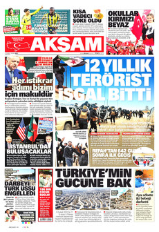 AKŞAM 3 Şubat 2026 gazete manşeti