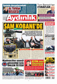 AYDINLIK GAZETESİ 3 Şubat 2026 gazete manşeti