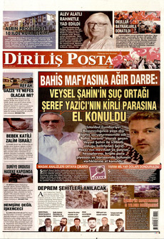 DİRİLİŞ POSTASI 3 Şubat 2026 gazete manşeti