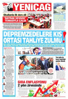 YENİÇAĞ 3 Şubat 2026 gazete manşeti