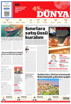DÜNYA 3 Şubat 2026 gazete manşeti