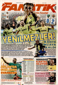 FANATİK 3 Şubat 2026 gazete manşeti