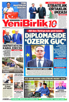 YENİBİRLİK 11 Şubat 2026 gazete manşeti