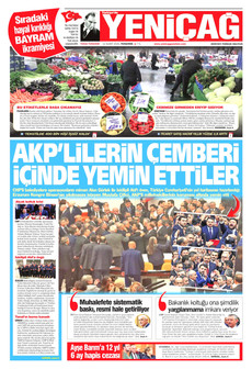 YENİÇAĞ 12 Şubat 2026 gazete manşeti