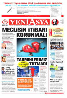 YENİ ASYA 14 Şubat 2026 gazete manşeti