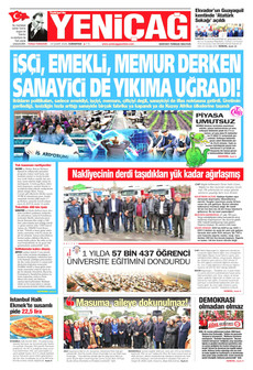 YENİÇAĞ 14 Şubat 2026 gazete manşeti