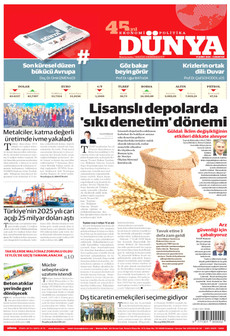 DÜNYA 14 Şubat 2026 gazete manşeti