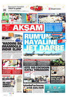 AKŞAM 10 Mart 2026 gazete manşeti