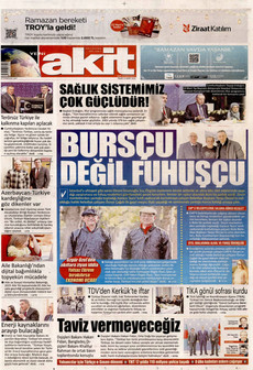 YENİ AKİT 15 Mart 2026 gazete manşeti