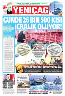 YENİÇAĞ 15 Mart 2026 gazete manşeti