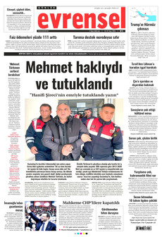 EVRENSEL 17 Mart 2026 gazete manşeti