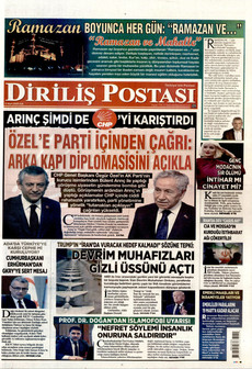 DİRİLİŞ POSTASI 17 Mart 2026 gazete manşeti