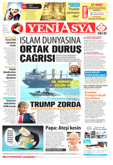 YENİ ASYA 17 Mart 2026 gazete manşeti