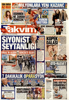 TAKVİM 24 Mart 2026 gazete manşeti