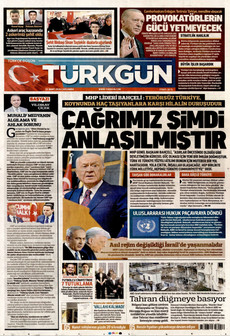 TÜRKGÜN 25 Mart 2026 gazete manşeti
