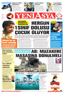 YENİ ASYA 25 Mart 2026 gazete manşeti