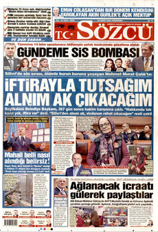 SÖZCÜ 26 Mart 2026 gazete manşeti