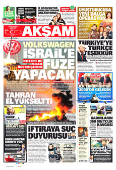 AKŞAM 26 Mart 2026 gazete manşeti