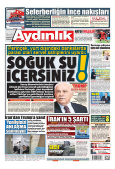 AYDINLIK GAZETESİ 26 Mart 2026 gazete manşeti