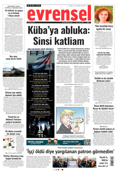 EVRENSEL 26 Mart 2026 gazete manşeti