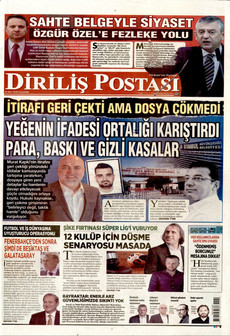DİRİLİŞ POSTASI 26 Mart 2026 gazete manşeti