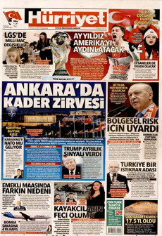 HÜRRİYET 2 Nisan 2026 gazete manşeti