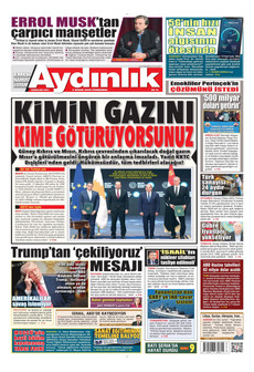 AYDINLIK GAZETESİ 2 Nisan 2026 gazete manşeti