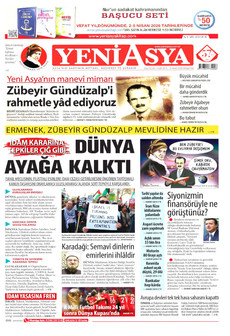 YENİ ASYA 2 Nisan 2026 gazete manşeti