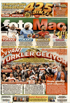 FOTOMAÇ 2 Nisan 2026 gazete manşeti